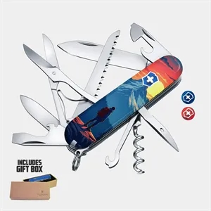 Swiss Army - Victorinox® Huntsman Translucent Pocket Knife | https://www.bestnamebadges.com