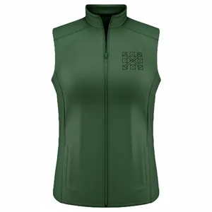 Unisex Sublimated 220G Warp Knit Vest W/Pockets (Full Zip)
