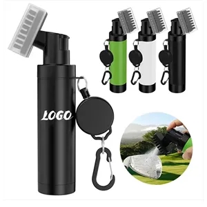 Golf Club Groove Brush with Water Bottle Lightweight Tool | https://www.bestnamebadges.com