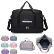 Multi Function Travel Duffel With Shoe Compartment | https://www.bestnamebadges.com