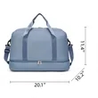 Multi Function Travel Duffel With Shoe Compartment | https://www.bestnamebadges.com