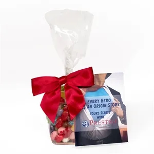 Gift Bag with Printed Card & Rectangle Magnet Premium Fill | https://www.bestnamebadges.com
