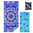 Custom Full Color Double Sided Printed Beach Towel | https://www.bestnamebadges.com
