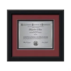 Myriad Certificate TexEtch - Black | https://www.bestnamebadges.com