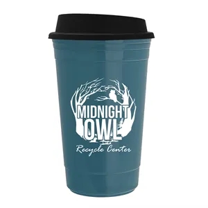 Garyline® Travel Recycled Insulated Cup - 16 oz. | https://www.bestnamebadges.com