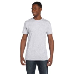 Hanes 4.5 oz. 100% Ringspun Cotton Nano T-Shirt | https://www.bestnamebadges.com
