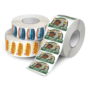 Clear Roll Labels | https://www.bestnamebadges.com