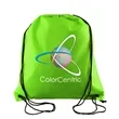 Garyline® Sophomore Non-Woven Drawstring Backpack | https://www.bestnamebadges.com
