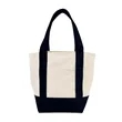 Mini Canvas Tote | https://www.bestnamebadges.com