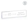 Lancaster Nameplate - Deep Etch | https://www.bestnamebadges.com
