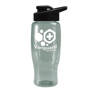 Garyline® Poly+ Recycled Bottle with Drink-Thru Lid - 27 oz.