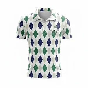 Sublimated Spun Polyester Polo Shirt Cotton Touch