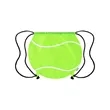 Game Time! Tennis Ball Drawstring Bag | https://www.bestnamebadges.com
