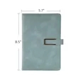 A5 Business Leather Buckle Notebook | https://www.bestnamebadges.com