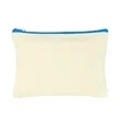 Large Travel Cotton Canvas Zip Pouch | https://www.bestnamebadges.com