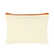 Large Travel Cotton Canvas Zip Pouch | https://www.bestnamebadges.com