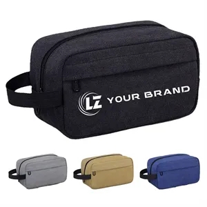 Custom Daily Gym Toiletry Organizer Bag for Business Trips | https://www.bestnamebadges.com