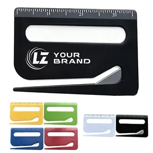3-in-1 Card Cutter Magnifier Ruler Multitool for Daily Use | https://www.bestnamebadges.com