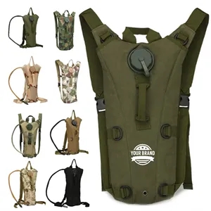 Outdoor Hydration Running Backpack with 3L Water Bladder | https://www.bestnamebadges.com