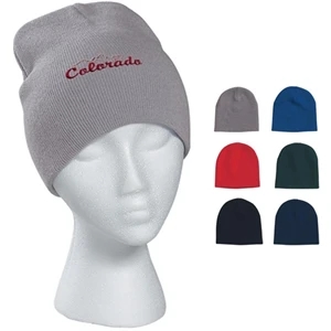 Knit Beanie Cap | https://www.bestnamebadges.com