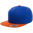 Yupoong 6-Panel Structured Flat Visor Classic Snapback Cap | https://www.bestnamebadges.com
