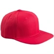 Yupoong 6-Panel Structured Flat Visor Classic Snapback Cap | https://www.bestnamebadges.com