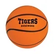Basketball Shape Stress Reliever | https://www.bestnamebadges.com