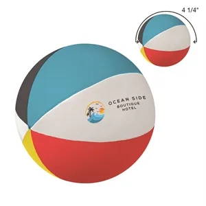 Beach Ball Shape Stress Reliever | https://www.bestnamebadges.com