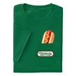 Peek Pocket Tee | https://www.bestnamebadges.com