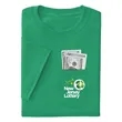 Peek Pocket Tee | https://www.bestnamebadges.com