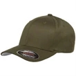 Yupoong Flexfit Wooly 6-Panel Cap - Dark/All | https://www.bestnamebadges.com