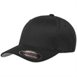 Yupoong Flexfit Wooly 6-Panel Cap - Dark/All | https://www.bestnamebadges.com