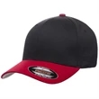 Yupoong Flexfit Wooly 6-Panel Cap - Dark/All | https://www.bestnamebadges.com