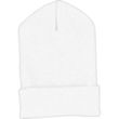 Yupoong Solid Acrylic Knit Cap With Cuffed Bottom - Dark/All | https://www.bestnamebadges.com