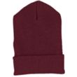 Yupoong Solid Acrylic Knit Cap With Cuffed Bottom - Dark/All | https://www.bestnamebadges.com