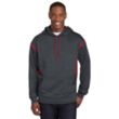 Sport-Tek Tech Fleece Hooded Sweatshirt - Dark/All | https://www.bestnamebadges.com