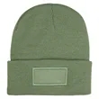 Patch rPET Knit Beanie With Cuff | https://www.bestnamebadges.com