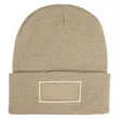 Patch rPET Knit Beanie With Cuff | https://www.bestnamebadges.com
