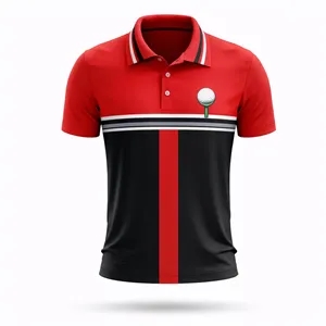Sublimated Jacquard Short Sleeve Polo Shirt 160G 