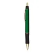 Union Printed - Gold Braxton Rubber Grip Click Pen | https://www.bestnamebadges.com