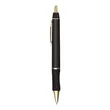 Union Printed - Gold Braxton Rubber Grip Click Pen | https://www.bestnamebadges.com