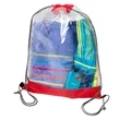 Transparent Drawstring Bag | https://www.bestnamebadges.com