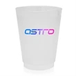 16 oz. Flex Frosted Plastic Stadium Cup | https://www.bestnamebadges.com