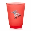 16 oz. Flex Frosted Plastic Stadium Cup | https://www.bestnamebadges.com