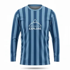 Milk Silk Sublimated Long Sleeve Unisex T-Shirt 180G