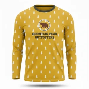 Sublimated 150G Interlock Long Sleeve T-Shirt Unisex
