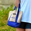 Mini TJ Canvas Tote Bag | https://www.bestnamebadges.com