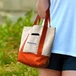 Mini TJ Canvas Tote Bag | https://www.bestnamebadges.com