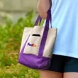 Mini TJ Canvas Tote Bag | https://www.bestnamebadges.com