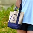 Mini TJ Canvas Tote Bag | https://www.bestnamebadges.com